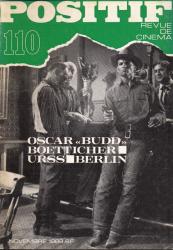 POSITIF. Revue de Cinéma no. 110 (Novembre 1969): Oscar 'Budd' Boetticher / URSS / Berlin