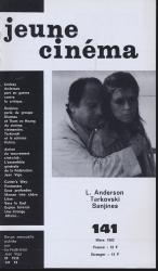 jeune cinéma no. 141 (Mars 1982): L. Anderson, Tarkovski, Sanjines