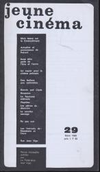 jeune cinéma no. 29 (Mars 1968)