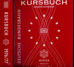 Kursbuch Deutsche Bundesbahn Winter 1976/77. Gesamtausgabe