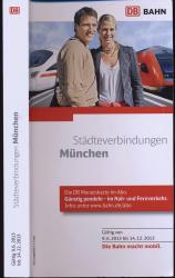 Deutsche Bahn (DB) Städteverbindungen München, gültig 09.06.2013 - 14.12.2013