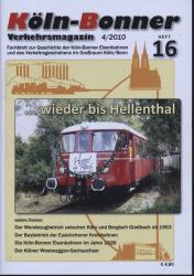 Köln-Bonner Verkehrsmagazin Heft 16 (4/2010): ...wieder bis Hellenthal