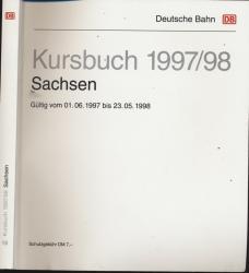Kursbuch Sachsen 1997/98, gültig vom 01.06.1997 bis 23.05.1998