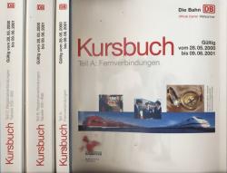 Kursbuch 2000/2001, gültig vom 28.05.2000 bis 09.06.2001. 3 Bde.