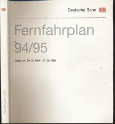 Fernfahrplan 1994/95, gültig vom 29.05.1994 bis 27.05.1994