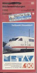 Deutsche Bundesbahn Städteverbindungen Sommer 1990