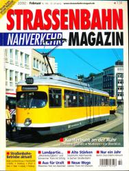 Strassenbahn Magazin Heft Nr. 2/2002 Februar: Kunterbunt an der Ruhr. Trambahn-Vielfalt in Mülheim - ein Überblick