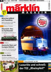 Märklin Magazin Heft 06/2007 (Dezember 2007/Januar 2008): Zuglegende in H0: Luxuriös und schnell: Der TEE 'Rheinpfeil'