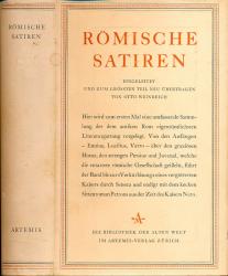 Römische Satiren (Ennius, Lucilius, Varro, Horaz, Persius, Juvenal, Seneca, Petronius)