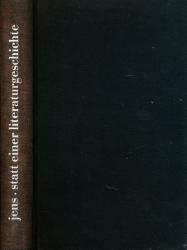 Statt einer Literaturgeschichte