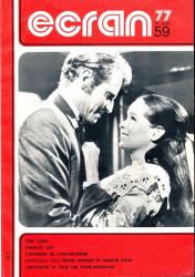 Ecran no. 59 (Juin '77): Tom Gries. Charlot Juif. L#invasion de l'amateurisme. Entretiens avec: Pierre Rissient et Naceur Ktari. L'actualité et tous les films nouveaux