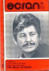 Ecran no. 69 (Mai '78): Le serial (II). L'art et essai en question. Les Mille Acteurs, douze  fiches detachables