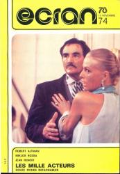 Ecran no. 74 (Novembre '78): Robert Altman. Miklos Rozsa. Jean renoir. Les Mille Acteurs, douze  fiches detachables