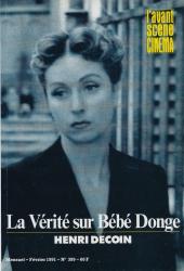 L'Avant-Scène Cinéma n° 399 (Février 1991): La Vérité sur Bébé Donge de Henri Decoin