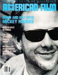 American Film. Magazine of the Film and Television Arts, November 1987: Cover story: Down and out with Mickey Rourke