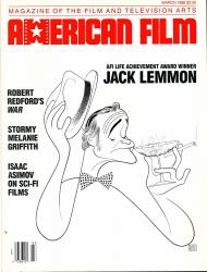 American Film. Magazine of the Film and Television Arts, March 1988: Cover story: AFI life achievement award winner Jack Lemmon
