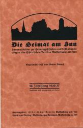 Die Heimat am Inn. Sammelblätter zur Heimatgeschichte und Volkskunde: 10. Jahrgang 1936/37