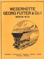 Weserhütte Georg Futter & Co. GmbH Berlin [Reprint]