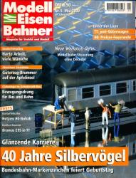 Modelleisenbahner. Magazin für Vorbild und Modell Heft 5/2000: 40 Jahre Silbervögel. Glänzende Karriere. Bundesbahn-Markenzeichen feiert Geburtstag