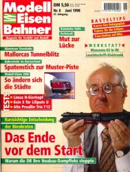 Modelleisenbahner. Magazin für Vorbild und Modell Heft 6/1998: Das Ende vor dem Start. Kurzsichtige Entscheidung der Bürokraten. Warum die DB ihre Neubau-Dampflok stoppte