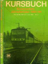 Kursbuch Binnenverkehr Jahresfahrplan 1983/84, gültig vom 29. Mai 1983 bis 2. Juni 1984