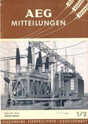 AEG-Mitteilungen Heft 1/2 (Januar-Februar) 1953