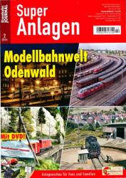 Eisenbahn Journal Super-Anlagen Heft 2/2014: Modellbahnwelt Odenwald. Anlagenschau für Fans und Familien (ohne DVD!!)