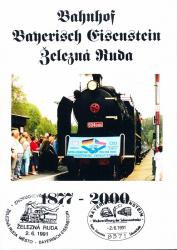 Bahnhof Bayrisch Eisenstein Zelezna Ruda 1877 - 2000. 125 Jahre Waldbahn