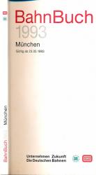 BahnBuch 93 München, gültig ab 23.05.1993