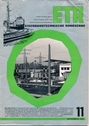 ETR Eisenbahntechnische Rundschau Heft 11/1979