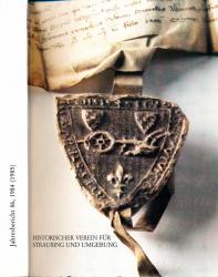 Jahresbericht des Historischen Vereins für Straubing und Umgebung: 86. Jahrgang 1984