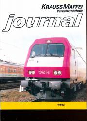 Krauss-Maffei Journal Verkehrstechnik Heft Nr. 8/1994