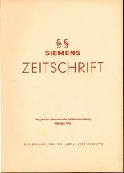 Siemens Zeitschrift zur Internationalen Verkehrsausstellung München 1965: 39. Jahrgang Juni 1965 / Heft 6