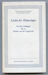 Lieder der Minnesänger