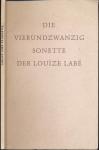 Die 24 Sonette der Louize Labé