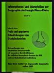 Freie und geplante Entwicklungen von Ersatzindustrien. Untersuchungen zum industriellen Strukturwandel mit besonderer Berücksichtigung der südlichen Neuengland-Staaten der USA und von Niederländisch Südlimbur