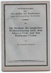 Die Struktur der magischen Weltanschauung nach dem Atharva-Veda und den Brahmana-Texten