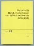 Zeitschrift für die Geschichte und Altertumskunde Ermlands. hier: Band 40 / 1980