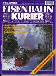 Eisenbahn-Kurier. Modell und Vorbild. hier: Heft 1/95 (Januar 1995)