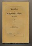 Annalen des Königreichs Italien. 1861 - 1863. 2. Buch apart: Das Ministerium Ricasoli