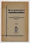Burghauser Geschichtsblätter, hrggb. vom Stadtmuseums- und Altertumsverein Burghausen. hier: 22. Jahrgang 1932