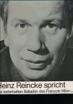 Heinz Reincke spricht 'Die lasterhaften Balladen des Francois Villon' (Vinyl-LP 2822 019)