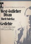 West-östlicher Divan Buch Suleika. Gedichte, gelesen von Maria Becker und Will Quadflieg [vinyl-LP 2571 035]