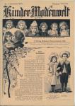 Kinder-Modenwelt. Monatsschrift zur Selbstanfertigung der Kinderkleidung. hier: Heft Nr. 2 / Jahrgang 1900/1901 (November-Heft) (Reprint)