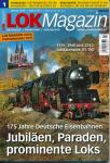 Lok Magazin Heft 1/2010: Jubiläen, Paraden, prominente Loks. 175 Jahre Deutsche Eisenbahnen (ohne Posterbeilage!)