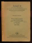 Wirtschaftszustände und Wirtschaftspolitik in Preußen 1815 - 1825