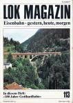 Lok Magazin Heft 113 (März/April 1982): 100 Jahre Gotthard-Bahn