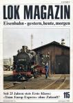 Lok Magazin Heft 115 (Juli/August 1982): Seit 25 Jahren stets Erste Klasse: 'Trans Europ Express' ohne Zukunft?