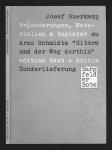 Erläuterungen, Materialien und Register zu Arno Schmidts 'Sitara und der Weg dorthin'