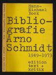 Bibliographie Arno Schmidt 1949-1973